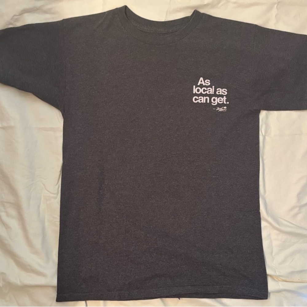 Local Motion Men's Charcoal Graphic T-Shirt